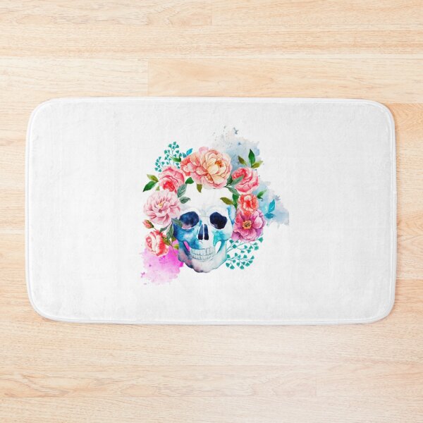 Item preview, Skull with floral Halloween Shirt  Classic T-Shirt designed and sold by GlobalSpace.