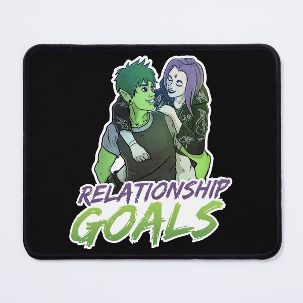 Item preview, Beast Boy and Raven - Bbrae Relationship Goals designed and sold by CryptidArt.