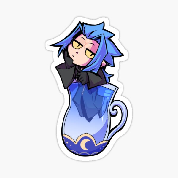 Vista previa del artículo con la obra «Té tailandés azul Saix», diseñado y vendido por MintySkulls.