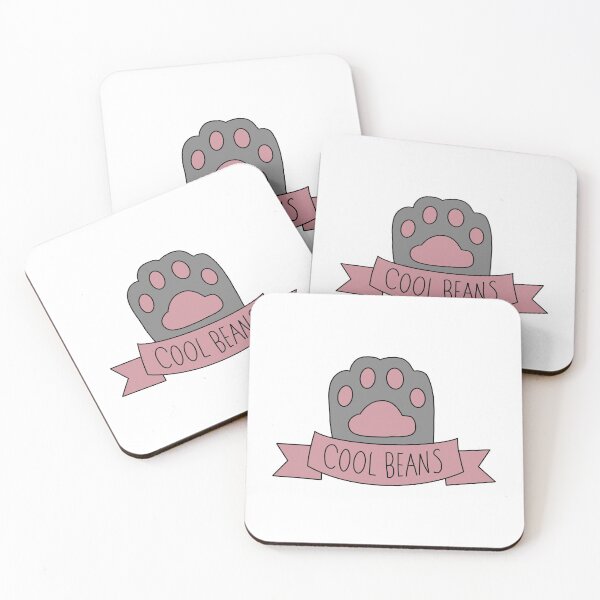 Item preview, cool beans cat paw designed and sold by tinytoebeanz.