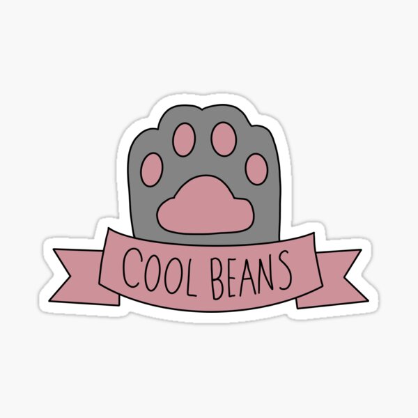 Item preview, cool beans cat paw designed and sold by tinytoebeanz.