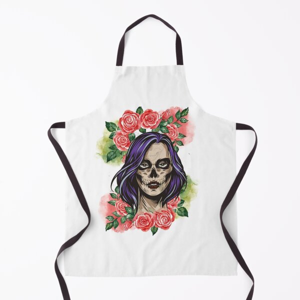 Item preview, Skull with floral , day of the dead halloween  designed and sold by GlobalSpace.