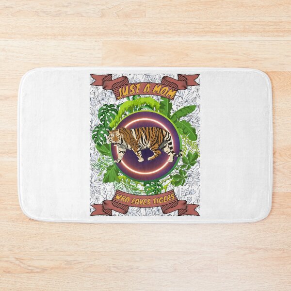 Item preview, Just a mom who loves tigers - Colorful compositions, art and animals, funny drawings designed and sold by AdvanceDesign.