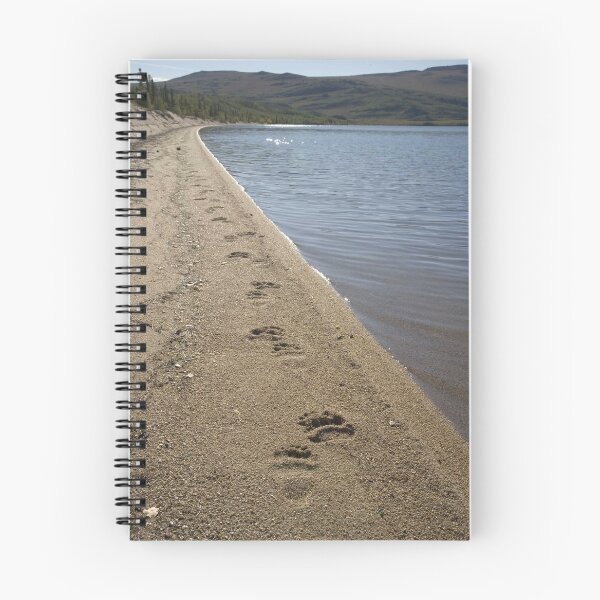 Item preview, Grizzly Bear Footsteps Besides the Lake designed and sold by KauriMountain.