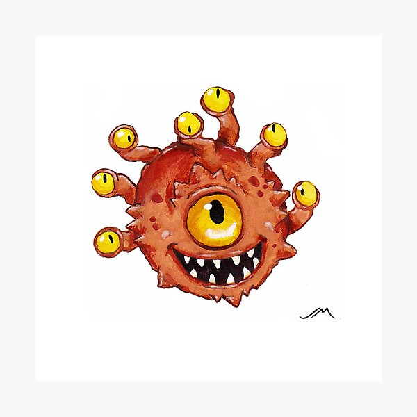 Item preview, Beholder Print designed and sold by MonsteressJace.