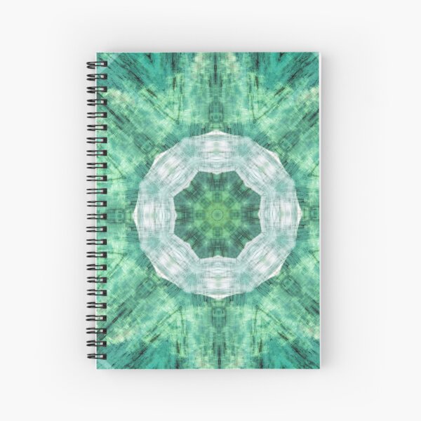 Vintage Patina Kaleidoscope Spiral Notebook