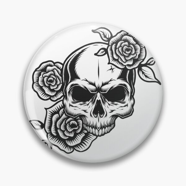 Item preview, Skull with floral Halloween Shirt  designed and sold by GlobalSpace.