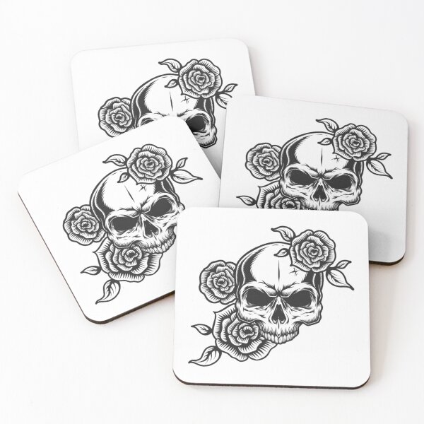 Item preview, Skull with floral Halloween Shirt  designed and sold by GlobalSpace.