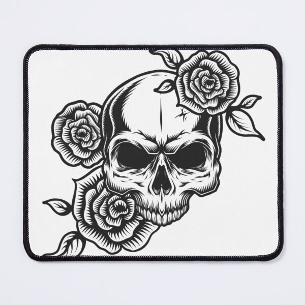 Item preview, Skull with floral Halloween Shirt designed and sold by GlobalSpace.