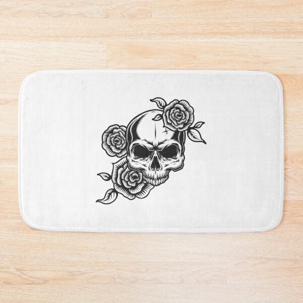 Item preview, Skull with floral Halloween Shirt  designed and sold by GlobalSpace.