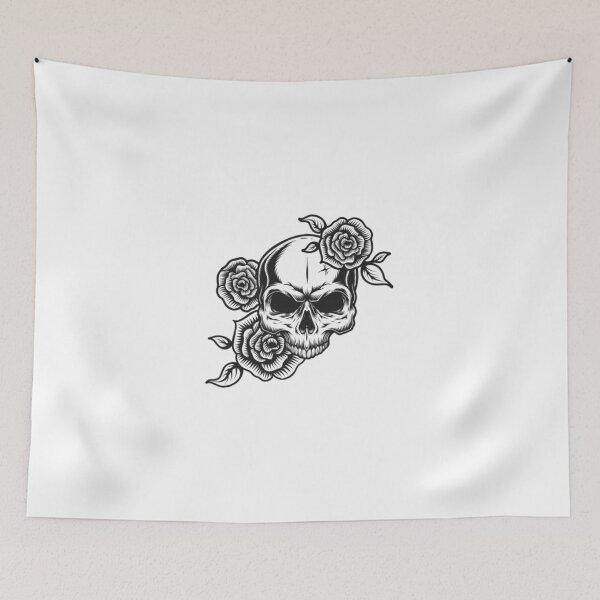 Item preview, Skull with floral Halloween Shirt  designed and sold by GlobalSpace.