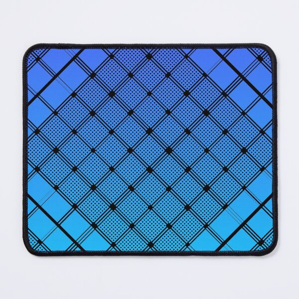 Item preview, Criss Cross Wide Line Pattern Angled in Black with Gradated Shades of Blue and Violet designed and sold by Neil Feigeles.