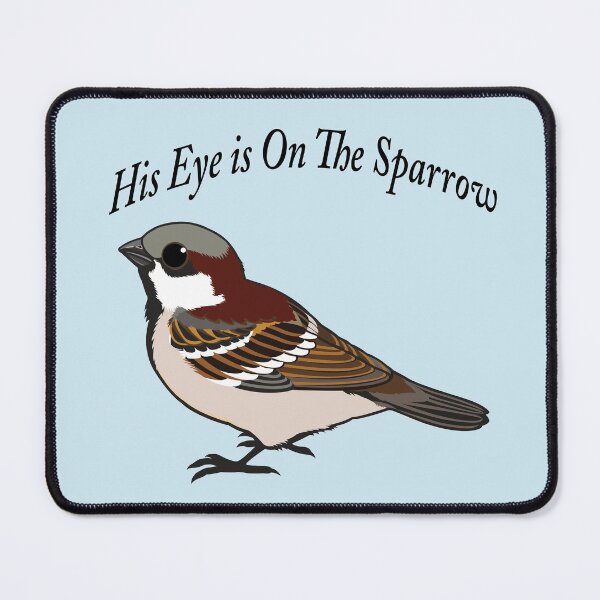 Item preview, His Eye is on the Sparrow designed and sold by Hedgie Designs.