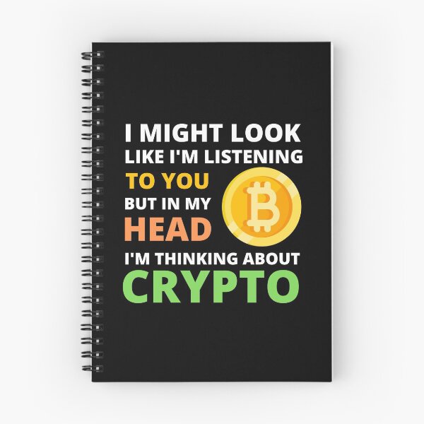 Item preview, I Might Look Like I'm Listening To You But In My Head I'm Thinking About Crypto designed and sold by appareltolove.