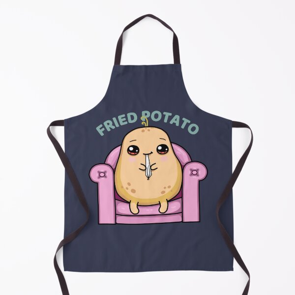 Item preview, Happy Fried Potato - Food Pun designed and sold by ViewerEqualsPhoton.
