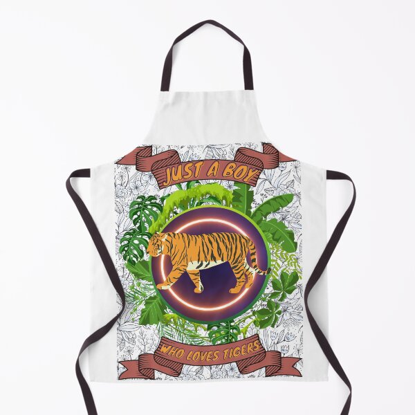 Item preview, Just a boy who loves tigers - Colorful compositions, art and animals, funny drawings designed and sold by AdvanceDesign.
