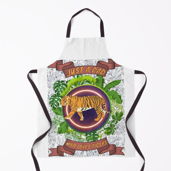 Item preview, Just a dad who loves tigers - Colorful compositions, art and animals, funny drawings designed and sold by AdvanceDesign.