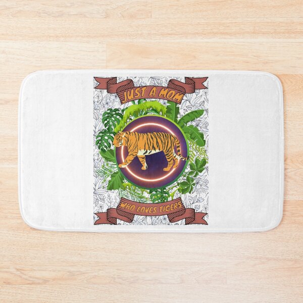 Item preview, Just a mom who loves tigers - Colorful compositions, art and animals, funny drawings designed and sold by AdvanceDesign.