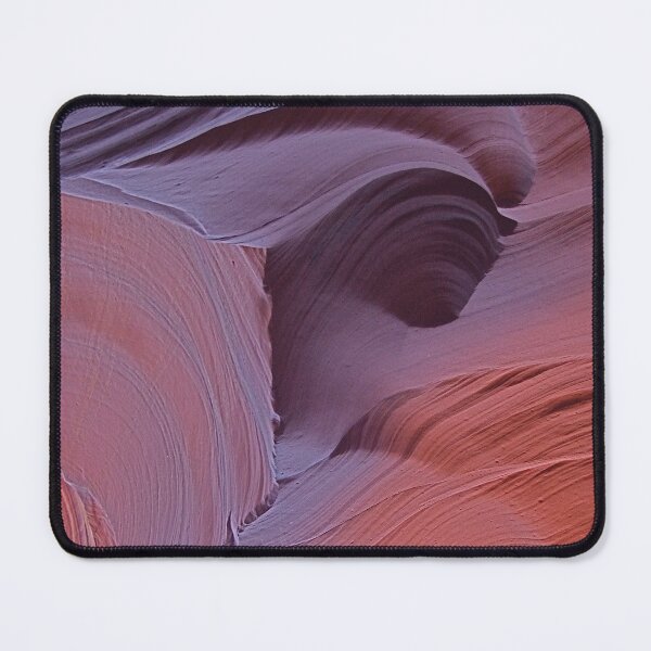 Abstract Lavender Wave Mouse Pad
