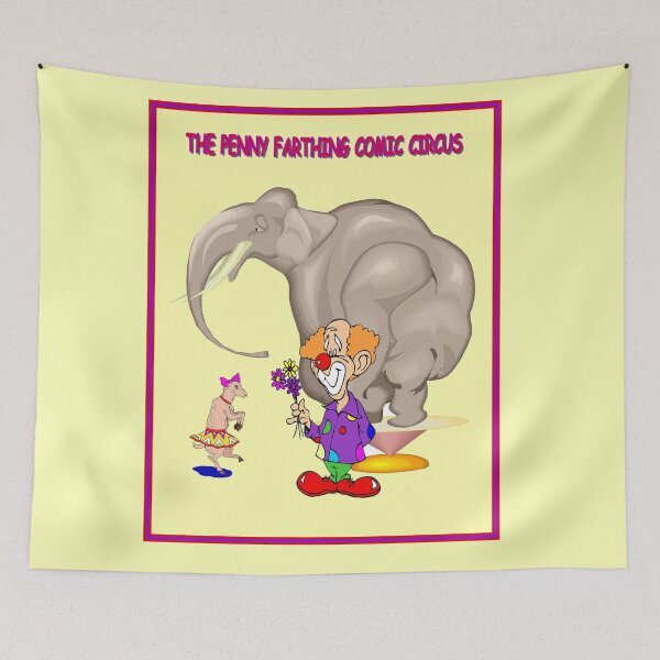 Item preview, PENNY FARTHING COMIC CIRCUS : Abstract Print designed and sold by posterbobs.