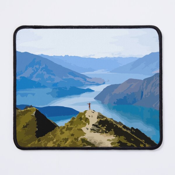 Item preview, Roy's Peak Track Wanaka New Zealand Digital Painting designed and sold by Positive Lad.