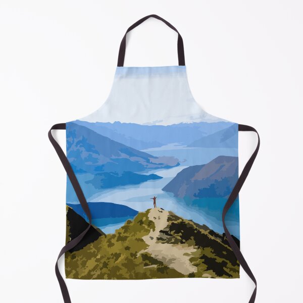 Item preview, Roy's Peak Track Wanaka New Zealand Digital Painting designed and sold by Positive Lad.