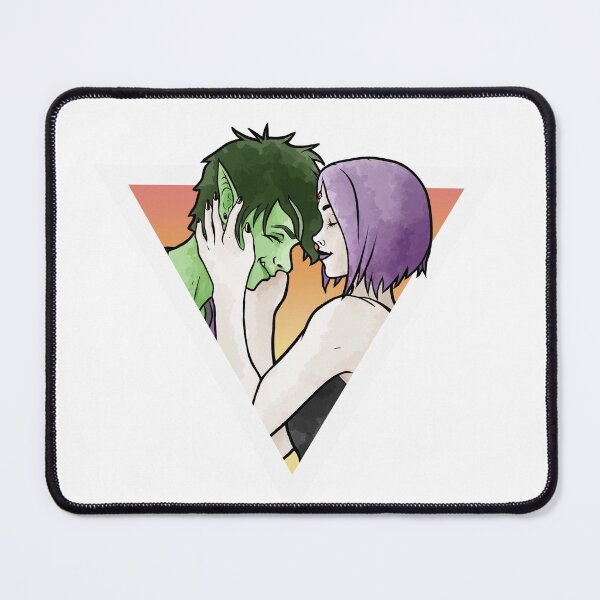 Item preview, Beast Boy and Raven In Love designed and sold by CryptidArt.
