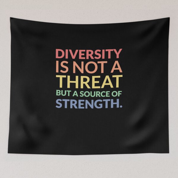 Item preview, Diversity Is Not A Threat But A Source Of Strength  designed and sold by Neggan.