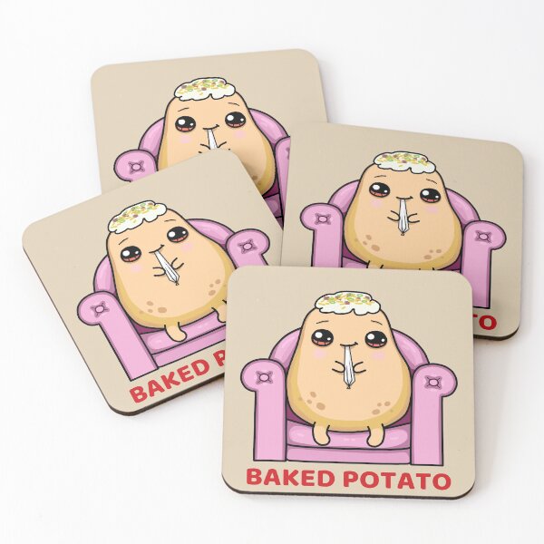 Item preview, Happy Baked Potato - Food Pun designed and sold by ViewerEqualsPhoton.