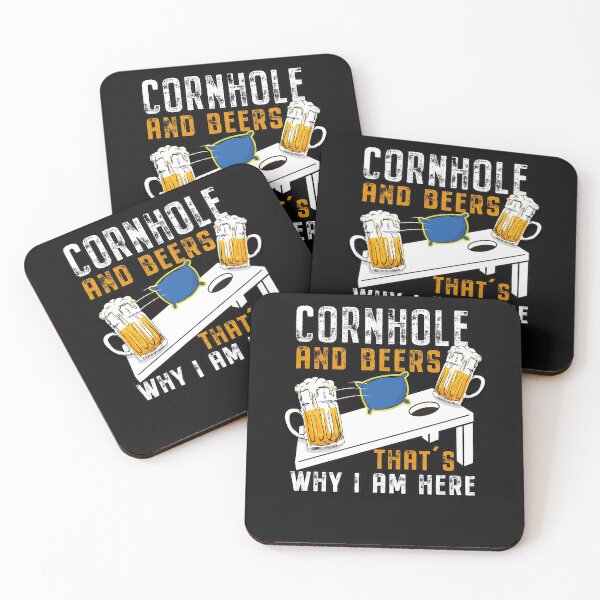 Item preview, Cornhole And Beer That's Why I'm Here designed and sold by Músico Ilustre.
