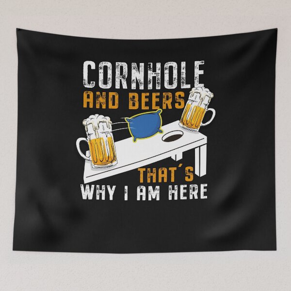 Item preview, Cornhole And Beer That's Why I'm Here designed and sold by Músico Ilustre.