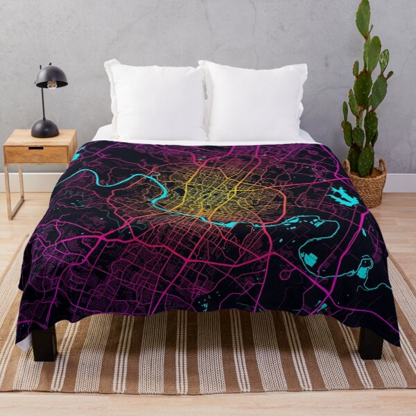 Item preview, Austin City Map of Texas, USA - Neon designed and sold by deMAP.