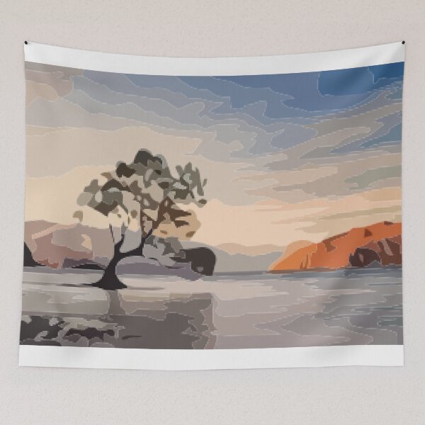 Item preview, Wanaka Tree Digital Painting designed and sold by Positive Lad.