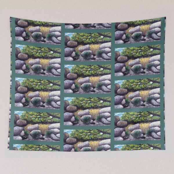 Item preview, Tree and Boulders designed and sold by James Lewis Hamilton.