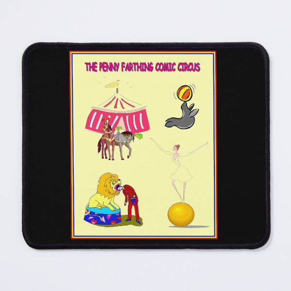Item preview,  PENNY FARTHING COMIC CIRCUS : Abstract Whimsical Print designed and sold by posterbobs.