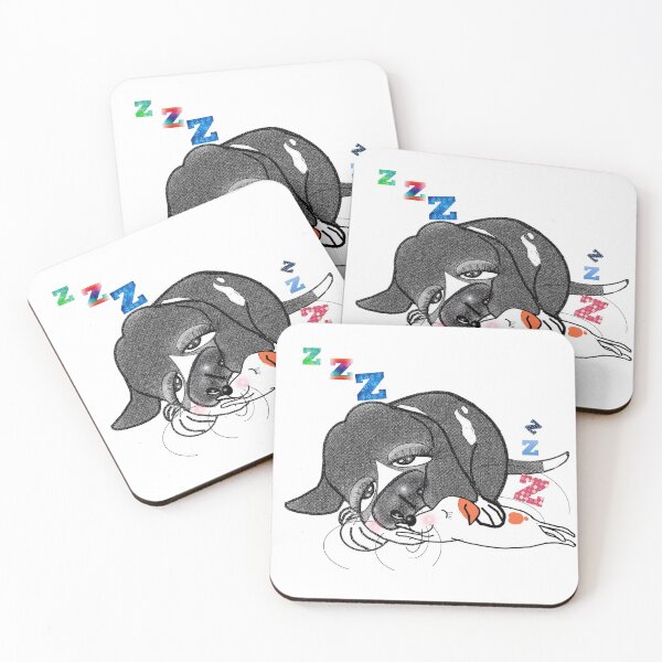 Item preview, feel asleep - cute dogs  designed and sold by Shirley cute art .