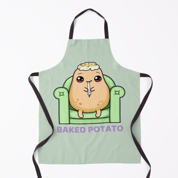 Item preview, Happy Baked Potato - Food Pun designed and sold by ViewerEqualsPhoton.