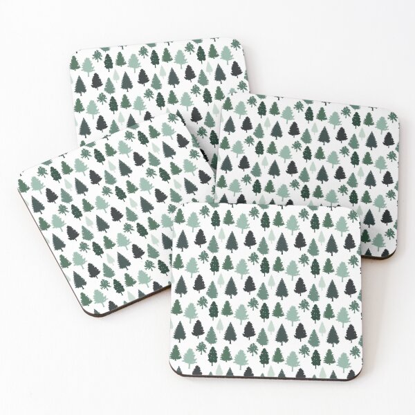 Item preview, Pine Tree Pattern Green designed and sold by Jared Davies.