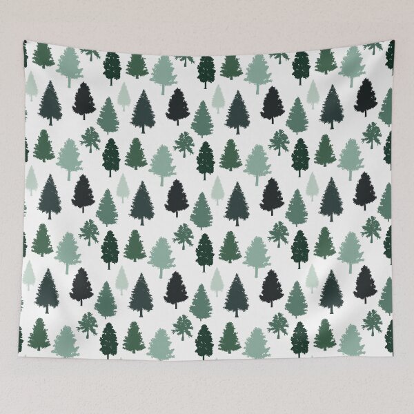 Item preview, Pine Tree Pattern Green designed and sold by Jared Davies.