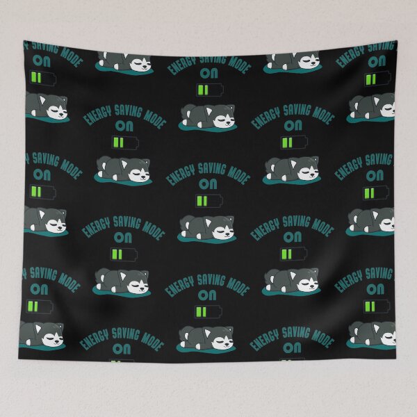 Item preview, Tired Husky Battery Energy Funny Dog Fun  designed and sold by dongocoan.