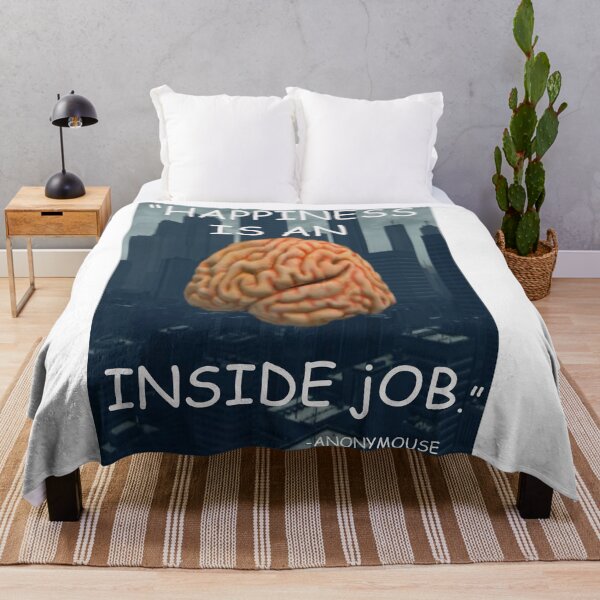 Item preview, HAPPINESS IS AN INSIDE JOB designed and sold by CUTESTUFFnow.