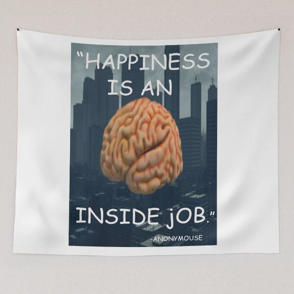 Item preview, HAPPINESS IS AN INSIDE JOB designed and sold by CUTESTUFFnow.