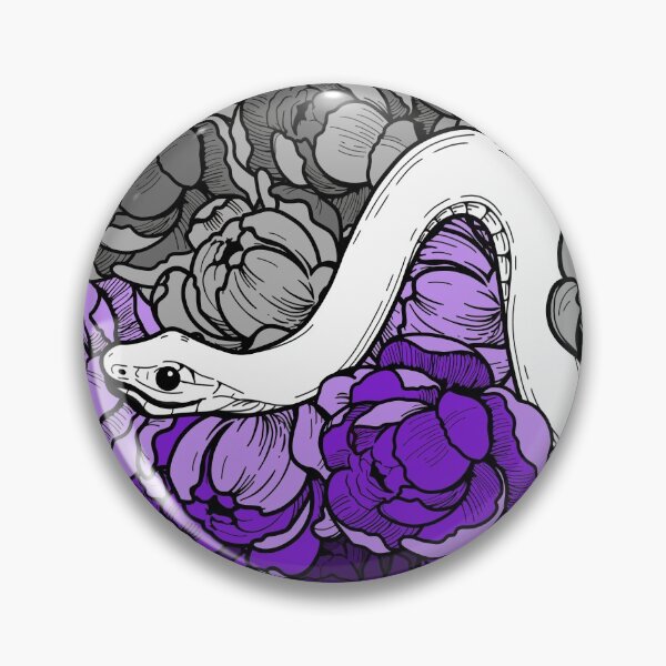 Item preview, Asexual Pride Floral Snake Design designed and sold by izzychar.