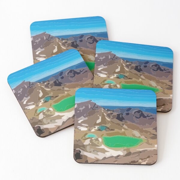 Item preview, Tongariro Alpine Crossing Digital Painting designed and sold by Positive Lad.