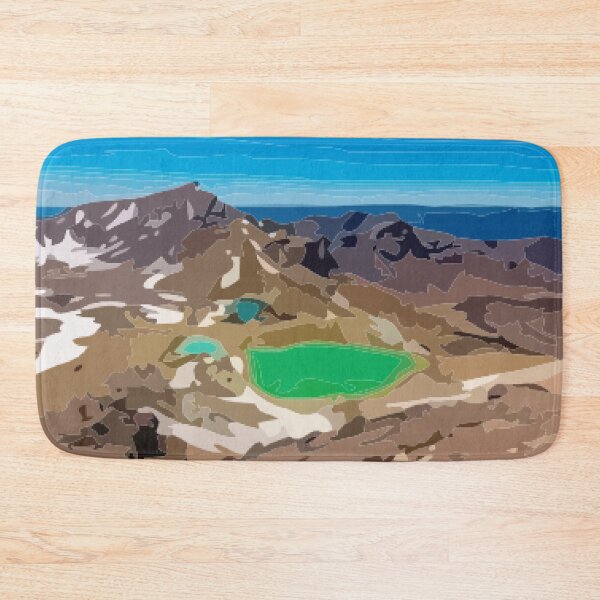 Item preview, Tongariro Alpine Crossing Digital Painting designed and sold by Positive Lad.