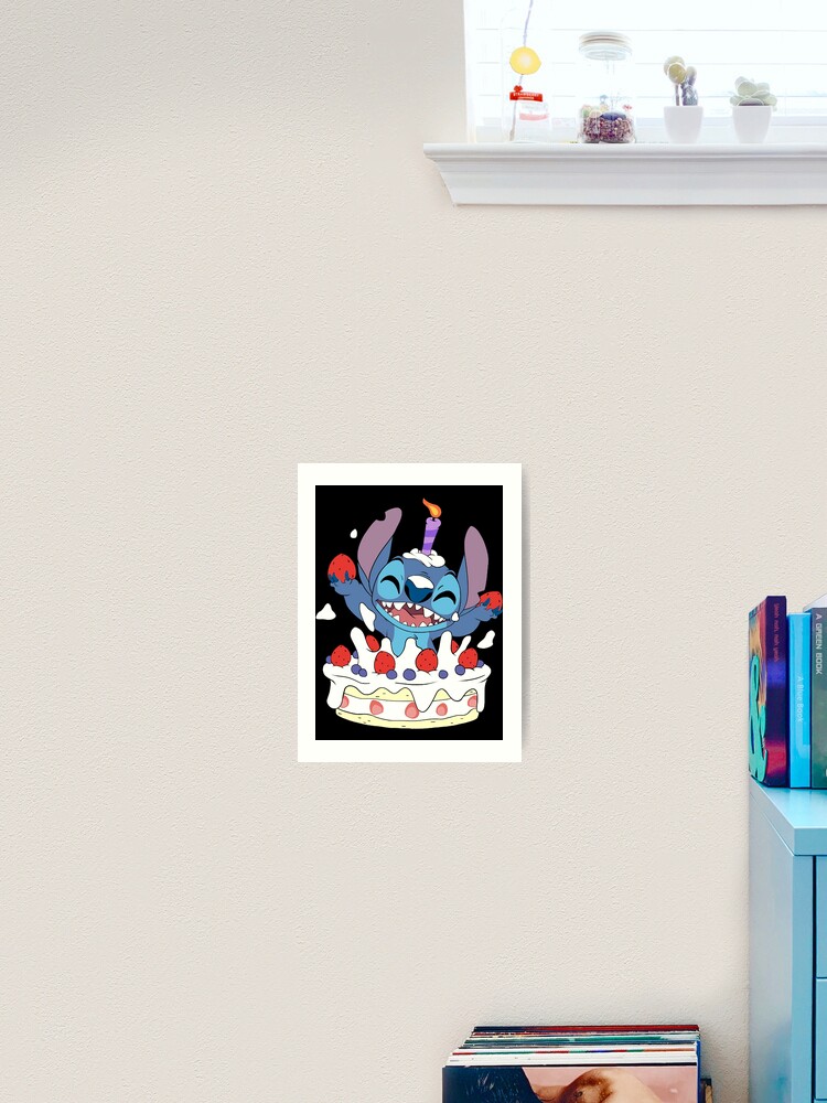 Happy Birthday Stitch  Sticker for Sale by dongocoan