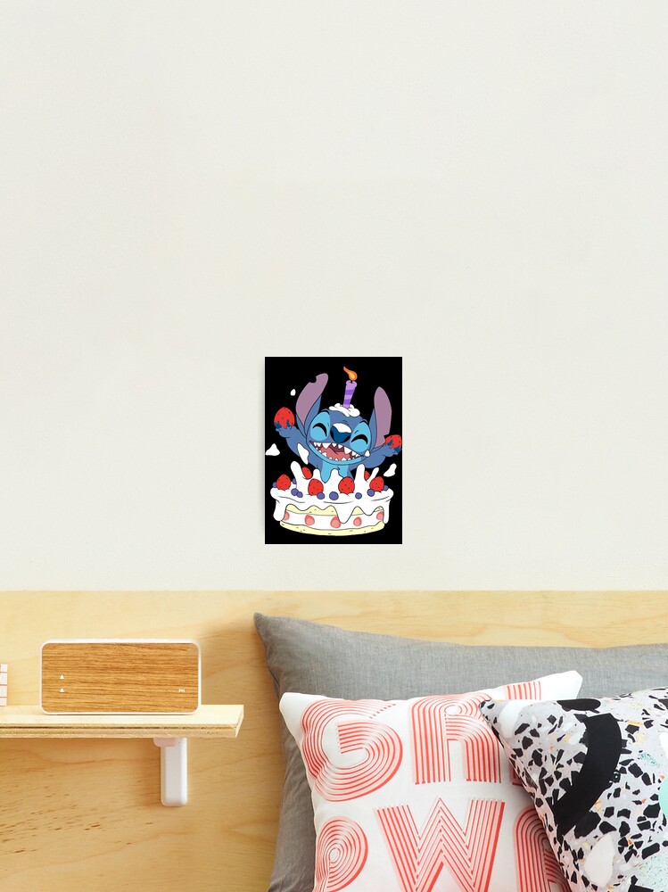 Happy Birthday Stitch  Photographic Print for Sale by dongocoan