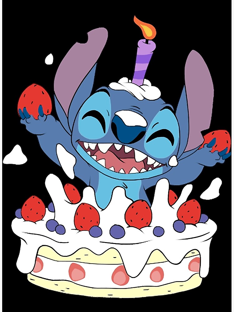 Happy Birthday Stitch  Greeting Card for Sale by dongocoan