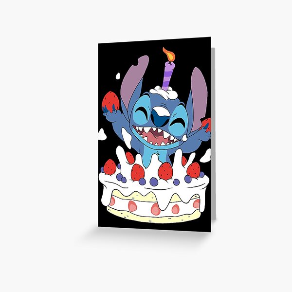 Happy Birthday  Dibujo de stich, Pegatinas bonitas, Imagenes de estich