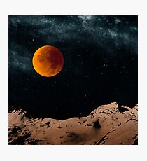 Bloodmoon Fantasy Photographic Print